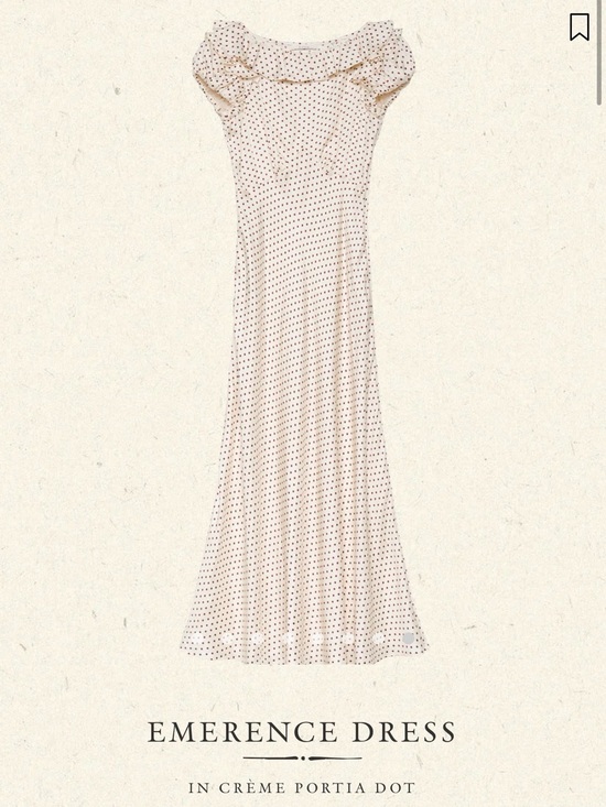 Doen Dresses & Skirts - NWOT size s Doen Emerence Dress — Crème with Black Dot